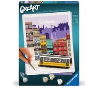 CreArt, Malen nach Zahlen Citys - Farbenfrohes Lissabon