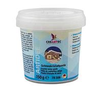 Creartec Pâte à cristaux de neige avec de véritables cristaux argentés 150 ml Fabriqué en Allemagne