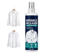 Crease Release Spray,Instant Wrinkle Releaser Spray, No Iron Fabric Smoothing Spray, Fabric Refresher and Deodorizing Mist, Reduces Creases on Shirts,Bedding and Curtains, Travel Friendly