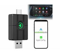 CreaSono Adaptateur USB sans fil pour autoradio compatible Apple CarPlay et Android Auto