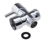 Creat idea Vanne de dérivation de douche en laiton chromé poli 3/4 1/2 BSP T-adaptateur pour salle de bain cuisine mitigeur thermostat