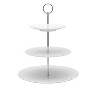 Creatable 12299 Universal Etagères de 3 pièces XL Porcelaine Blanc 32 x 32 x 15 cm
