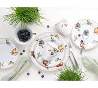 CreaTable, 16999, série Flora ORCHARD, service de table, service combiné 16 pièces