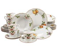 CreaTable, 17032, Série Flora Orchard, Service complet de 30 pièces