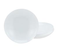 CreaTable, 19196, Serie Italien Party, 6-teiliges Geschirrset für 6 Personen, Multifunktionsteller aus Opalglas, spülmaschinen- und mikrowellengeeignet, Made in Europe, Weiss