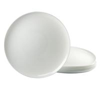CreaTable, 20827, Série Italie Party, set de vaisselle de 6 pièces, assiette à pizza de 33 cm en verre opale.