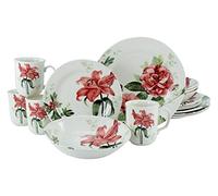 CreaTable, 22445, Série ROSEMARY, Set de vaisselle, service combiné 16 pièces