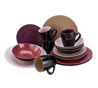 CreaTable, 22458, série Very BERRY, service de vaisselle, ensemble combiné de 16 pièces
