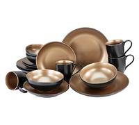 Creatable 23598, série GLAMOUR - Gold Service de table 16 pièces