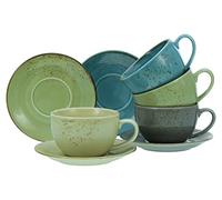 Creatable, 23697 Série Nature Collection Service de table 8 pièces en grès Passe au lave-vaisselle et au micro-ondes Production de qualité