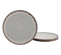 Creatable, 25042 Allegra Magic Sand Service de table 4 pièces pour 4 personnes, assiettes à pâtes en grès, passent au lave-vaisselle et au micro-ondes, fabriqués en Europe (sable, assiette à pizza 4