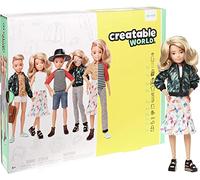 Creatable Mattel Creatable World Poupée à Personnaliser aux Cheveux Blonds Ondulés, Vêtements et Accessoires, Jouet Créatif pour Enfants à Partir de 6 Ans GGT67