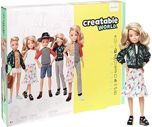 Creatable Mattel Creatable World Poupée à Personnaliser aux Cheveux Blonds Ondulés, Vêtements et Accessoires, Jouet Créatif pour Enfants à Partir de 6 Ans GGT67