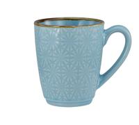 CreaTable Retro Tasse à café, grès, 300 ml, bleu clair