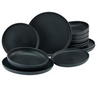 Creatable Série Uno Black 22979 Service de table 12 pièces en grès