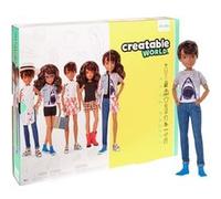 Creatable World poupée avec accessoires set cheveux bruns ondulés 30 cm Multicolore G