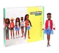 Creatable World poupée avec accessoires set cheveux noirs tressés 30 cm Multicolore G