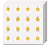 CREATCABIN 128 Autocollant D'Infirmière pour Scrapbooking Étiquettes Plastique AutocollantÉtanche Étiquettes Rondes Vrac Parfait pour Bouteilles d'eau Ordinateur Portable 2.5cm Je Vais Te Poignarder