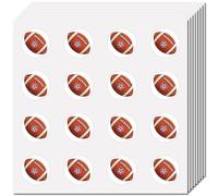 CREATCABIN 128 Autocollant Rugby Imperméable Vinyle pour Planificateur Décoration Bureau Domicile pour Sacs d'emballage Bouteille d'eau Ordinateur Scrapbooking Étiquettes Autocollantes 0.98(1) cm