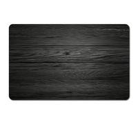 CREATCABIN 4 Feuille 4 Styles Autocollant Noir pour Carte de Crédit en Plastique PVC Autocollant Imperméable Amovible Effet Grain de Bois pour la Décoration des Transports 8.6x5.4cm