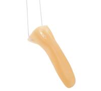 CREATCABIN 5 pièce Faux Nez pour Halloween Accessoire Costume Extension Nez Pointu Fournitures Fête Cosplay Accessoire Plastique Casque D'Aération Doux Réutilisable pour Sorcière Pinocchio 5.5x10.5cm