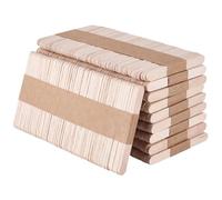 CREATCABIN 500 lot Mini Bâtonnets Bois pour Loisirs Créatifs Bâtonnets Courts pour Glaces Bâtonnets en Bois Naturel pour Travaux Manuels Décorations Peinture Autres Projets Artistiques 5.5x0.6cm