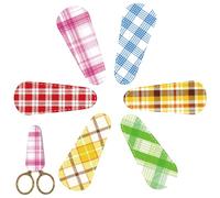 CREATCABIN 6housse Protection pour Ciseaux Étui Cuir Housse Protection pour Ciseaux Étui Protection pour Ciseaux Couture Sacs Collecte Portables pour Broderie Quilting Artisanat Outil Beauté 2.5x6.5cm
