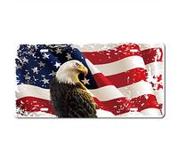 CREATCABIN America Métal Vintage Tin Signe Aigle Décoration Murale Décoration pour la Maison Joyeux Jour de L'Indépendance Mur Art Cuisine Bar Pub Salle Garage Vintage Rétro Affiche Plaque 12x6 Pouce