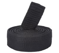CREATCABIN Ceinture Noire Karaté Jiu Jitsu Polyester pour Arts Martiaux Ceinture Classement pour Uniforme Judo TKD Aikido Ceinture Ceinture Universelle pour Taekwondo Équipement D'Entraînement 220cm