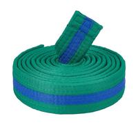 CREATCABIN Ceinture Taekwondo Verte Bleue Polyester pour Arts Martiaux Judo Karaté TKD Aikido Uniforme Classement Longue Universelle Jiu Jitsu Équipement D'Entraînement Sportif pour Adultes 280cm