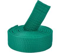 CREATCABIN Ceinture Verte Jiu Jitsu Polyester pour Arts Martiaux Ceinture Judo TKD Aikido Uniforme Ceinture Rang Longue Souple Universelle pour Taekwondo Hommes Femmes Équipement D'Entraînement 220cm