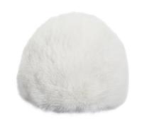 CREATCABIN Housse de Protection en Mousse pour Microphone en Fourrure Blanche Coupe Vent Insonorisante Anti Poussière pour Enregistrement Audio sur Scène