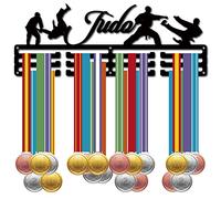 CREATCABIN Judo Medal Display Holr Sports Medals Hanger Judokas Awards Display Hanger Rack Metal Wall Mounted Frame Hanger Stand for 3 Rung Medalist Swimmer Running Athlete Gifts Over 60 Medals