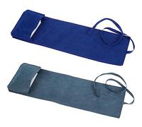 CREATCABIN Lot de 2 Sacs de Tarot en Velours pour Carte de Tarot Sac de Rangement pour Tarot en Tissu et Pochettes pour Cartes de Tarot Oracle Deck Cartes à Jouer Bleu 40.5x12.6x3cm