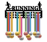 CREATCABIN Porte-Médaille de Course à Pied Présentoir Porte-Médaille Sports Métal Suspendu Récompenses Fer Petit Mont Décor Récompenses pour Mur Accueil Badge Course Coureur Marathon Natation Médaillé