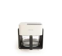 CREATE/AIR FRYER STUDIO CRYSTAL/Friteuse sans huile 4,2 L avec vaporisateur d’eau blanc cassé/Capacité 5-6 portions, 6 programmes, plateau en verre, contrôle du temps et de la température, 1300W