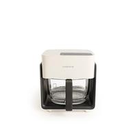 CREATE/AIR FRYER STUDIO CRYSTAL/Friteuse sans huile 4,2 L sans vaporisateur d’eau blanc cassé/Capacité 5-6 portions, 6 programmes, plateau en verre, contrôle du temps et de la température, 1300W