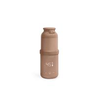 CREATE/BABY PORTABLE MILK WARMER/Thermos chauffe-lait et eau pour biberons moka/Sélecteur de température, pour lait maternel et lait en poudre, capacité de 310 ml, sans BPA/PFOA, 35 W