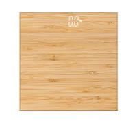 CREATE/BALANCE BODY BAMBOO/Balance de salle de bain en bambou/compacte, capacité de 180 kg, stratifié de bambou naturel