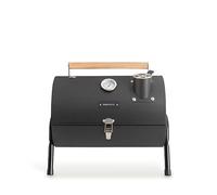 BBQ SMOKEY COMPACT - Barbecue Fumoir Au Charbon De Bois Portatif Noir