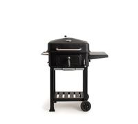 CREATE/BBQ SMOKEY PRO/Barbecue fumoir à charbon/Avec régulateur de braises, table d’appoint pliable, grille supérieure, facile à nettoyer