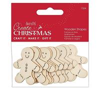 Create Christmas Formes en Bois, Naturel