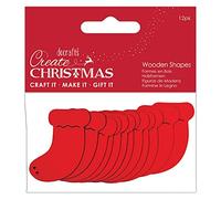 Create Christmas Formes en Bois, Rouge