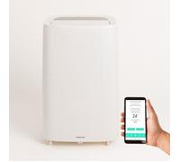 SILKAIR CONNECT ELITE PRO 28L - Climatiseur Portable 4 En 1 Wi-Fi 14000 BTU Avec Pompe À Chaleur Blanc