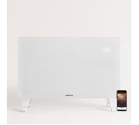 WARM CRYSTAL 2000W - Convecteur Électrique En Verre WiFi Avec Roulettes. Basse Consommation