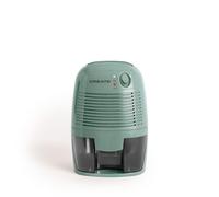 CREATE/Déshumidificateur mini 500ml vert sage/Petit et maniable, indicateur LED, système Peltier, ultra-silencieux et facile à utiliser, système d’arrêt automatique, 22W