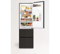 CREATE / FRIDGE STUDIO COMBI PRO FLEX 401 / Réfrigérateur style Italian 401L noir / 60 x 63,8 x 190,9 cm/No frost, Space Pro et Care+, commande tactile électronique, 158W