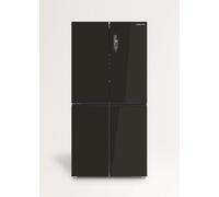 FRIDGE STUDIO CROSS DOOR 503 - Réfrigérateur À Portes Croisées 4 Portes 503L No Frost Avec Care+ Noir