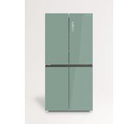 CREATE / FRIDGE STUDIO CROSS DOOR 503 / Réfrigérateur style Cross door 4 portes 503L vert sauge / 85,3 x 69,8 x 177,5 cm/No frost, Care+, antibactérien, commande tactile électronique, 170W
