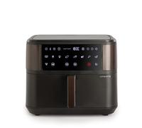 CREATE/FRYER AIR DUAL/Friteuse sans huile 10 L avec séparateur noir/Capacité 7-8 portions, Panneau de commande tactile multifonctionnel, Avec séparateur d'aliments, 10 programmes, 2400W